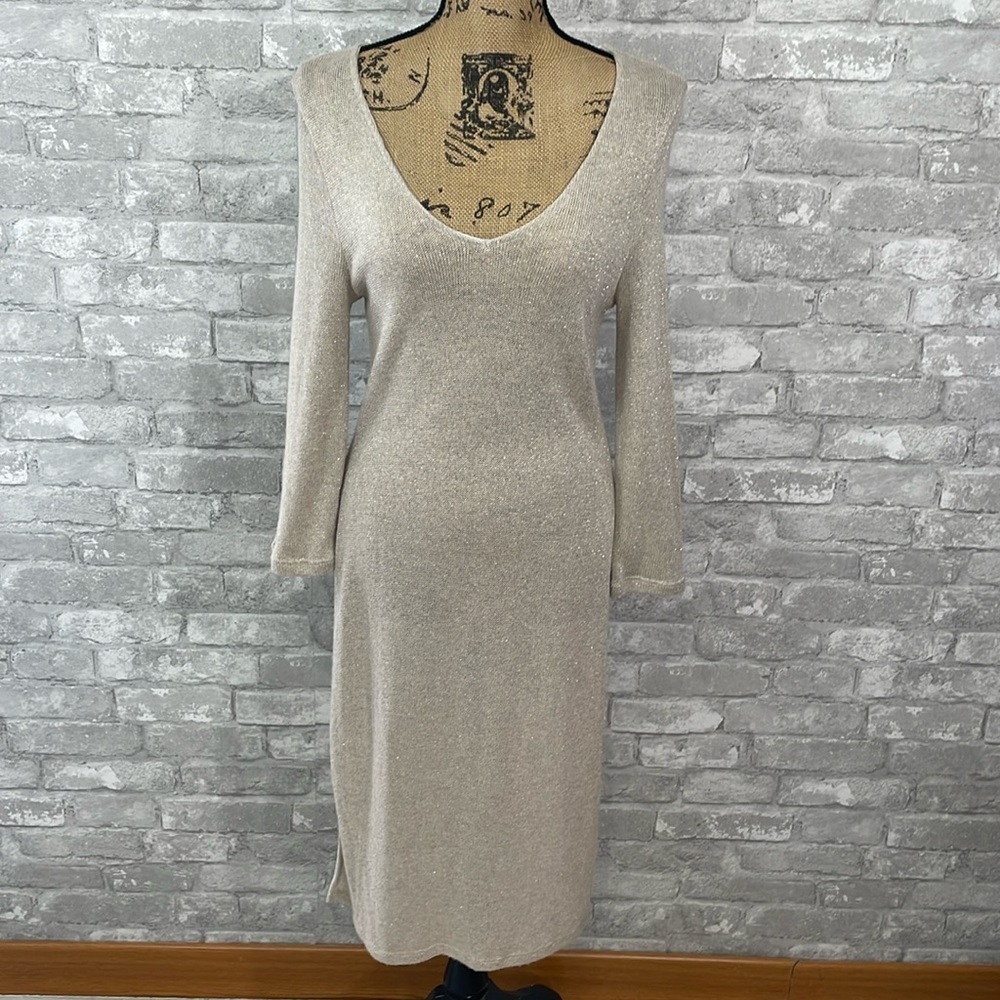 Three dots Shimmer Sweater Tunic